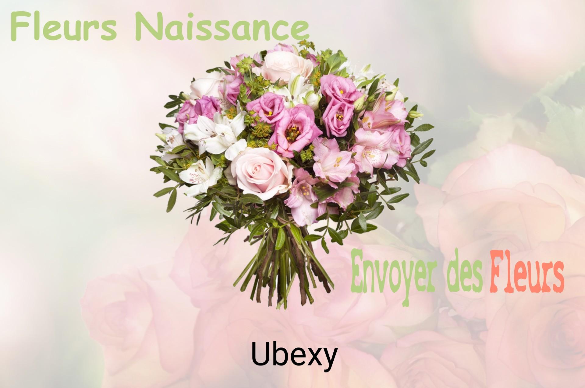 Bouquet de fleurs de naissance livré à Ubexy